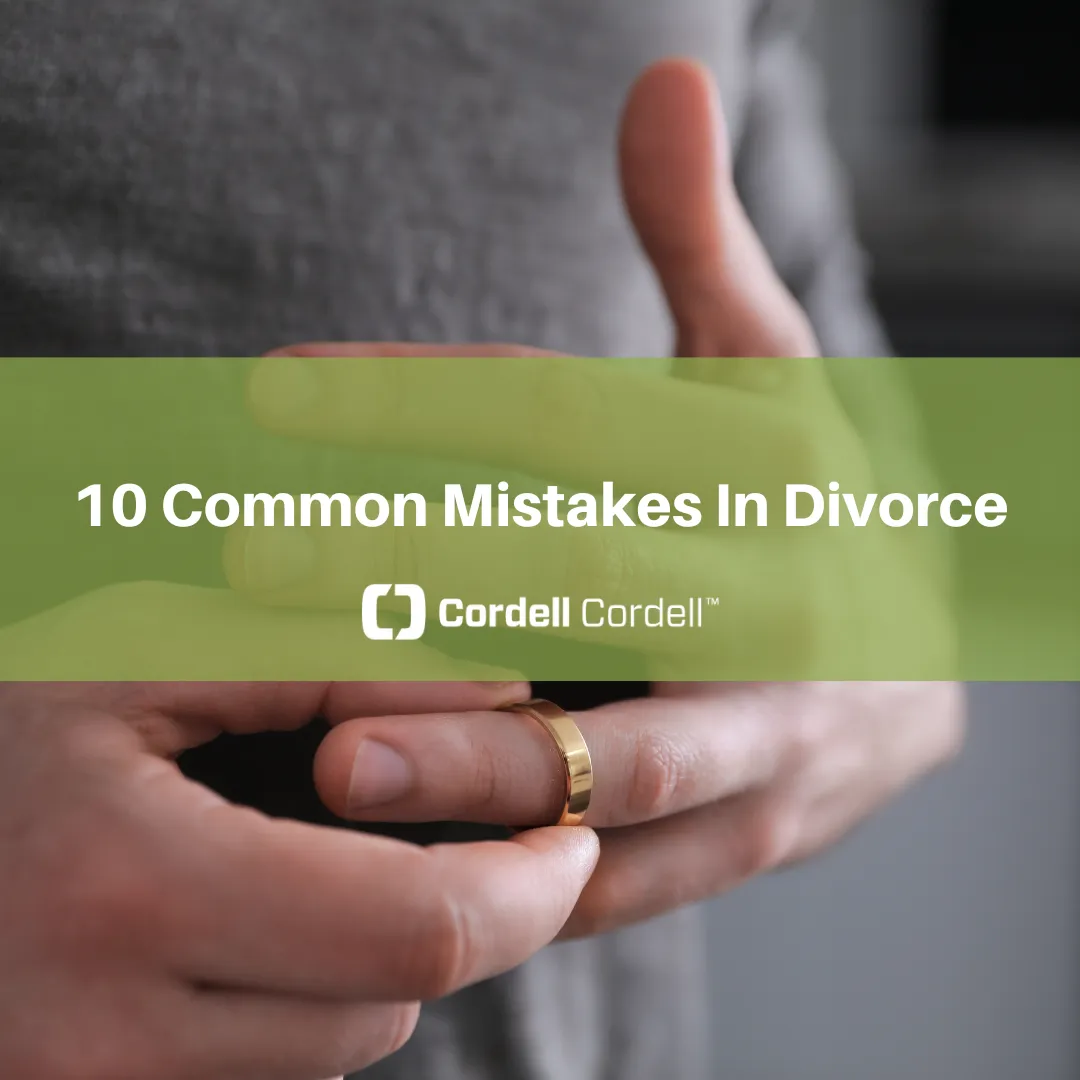 10 Common Mistakes In Divorce