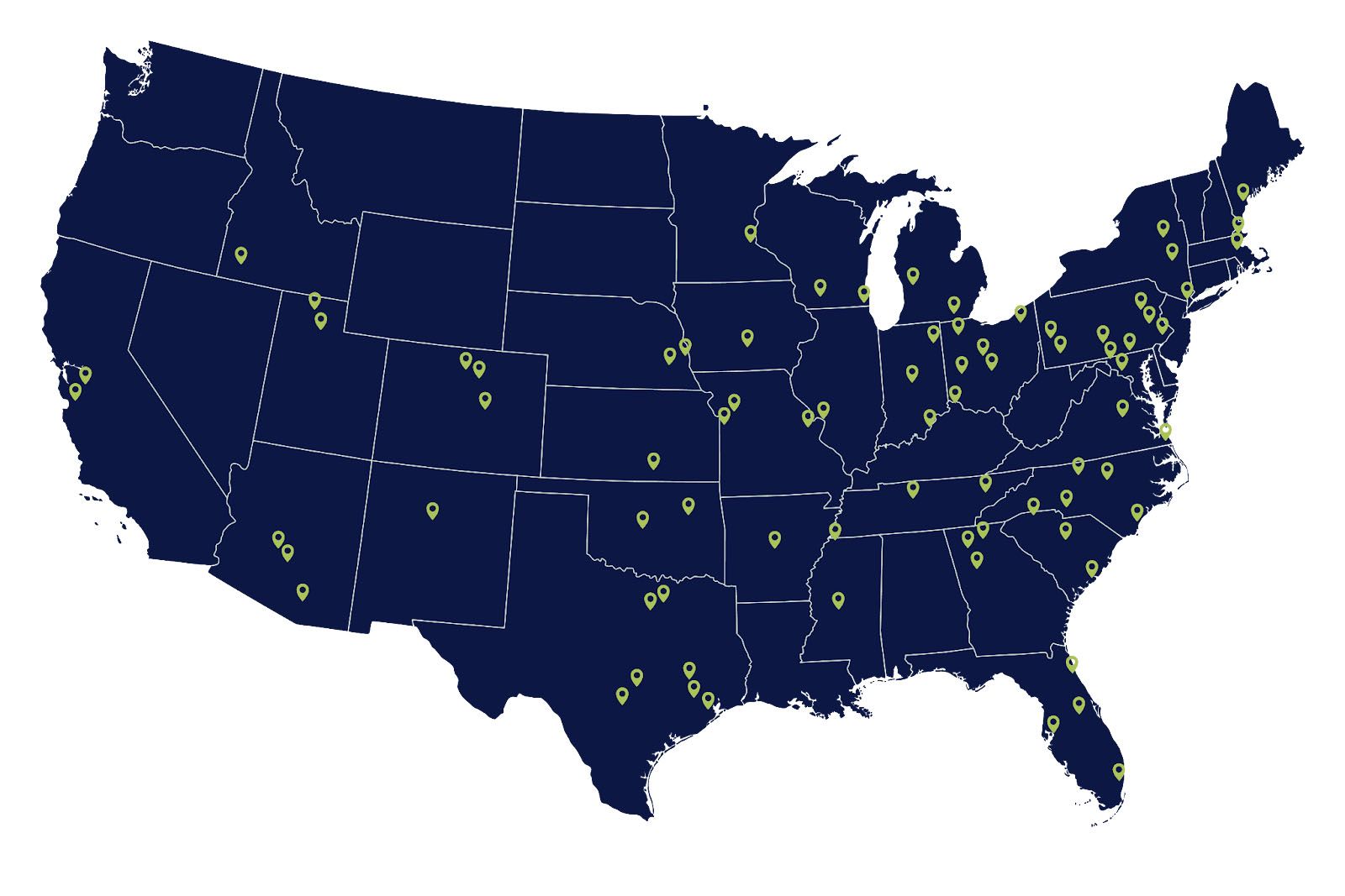 map of Cordell U.S. office location