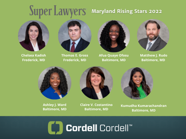 Cordell & Cordell Maryland Super Lawyers Rising Stars