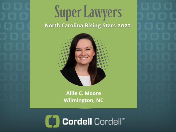 North Carolina 2022 Super Lawyers Rising Stars Allie C. Moore