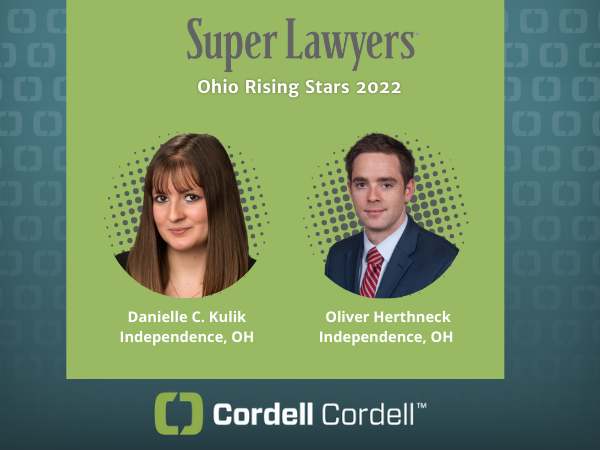 Super Lawyers Ohio Rising Stars Oliver Hearthneck Danielle Kulik